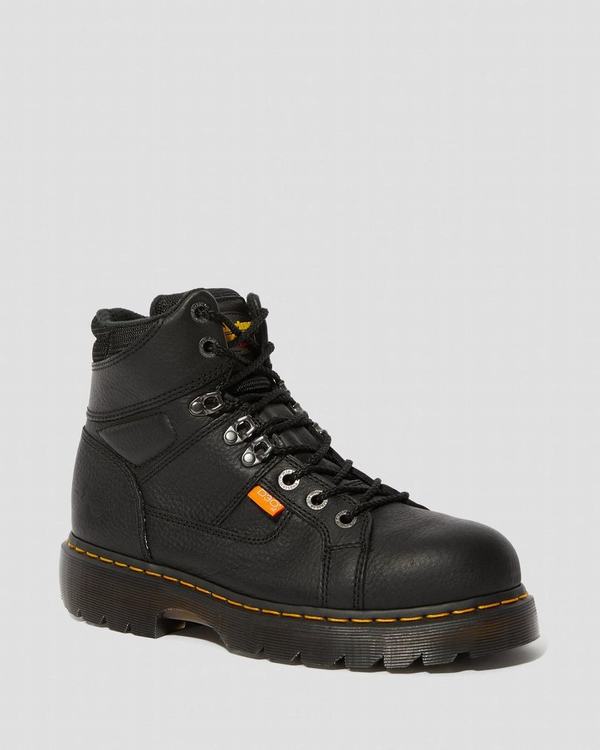 Dr Martens Pánské Pracovní Boty Extra Wide Ironbridge Met Guard Černé, CZ-615208